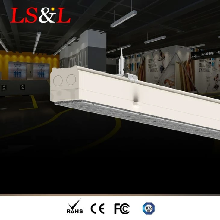 1.5M High Brightness Led Linear Linear Pendant Lighting 5 Years Warranty